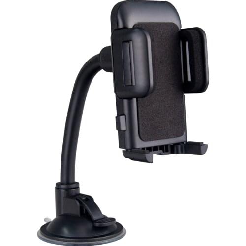 360 Degree Rotation Universal Mobile Phone Phone Holder Windshield for Samsung Note 10 Long Arm Clamp with Strong Suction Cup