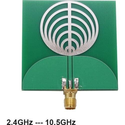 UWB Antenna Ultra Wideband Antenna Pulse Antenna Operating Frequency 2.4GHz-10.5GHz SMA Female Connector