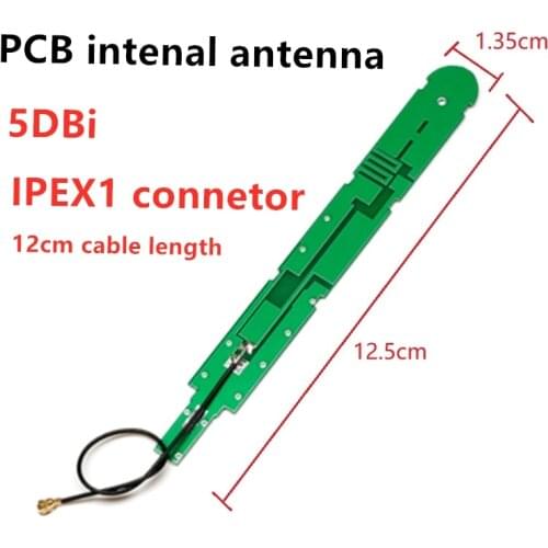 In stock！12cm PCB internal antenna 5BDi high gain 2G 3G 4G GSM GPRS full frequency IPEX for EP06-E EC25-AF EC25-AU EC21-A