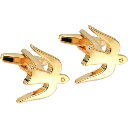Bird Cufflinks high quality mens shirt gold goose Cufflinks French Wedding Shirt Animal Cufflinks, free air freight