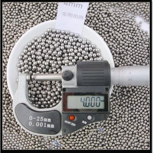 1kg(=3830pcs) high precision G10 4mm bearing ball Dia 4 mm chrome Steel balls slingshot ammo hunting hiting ball