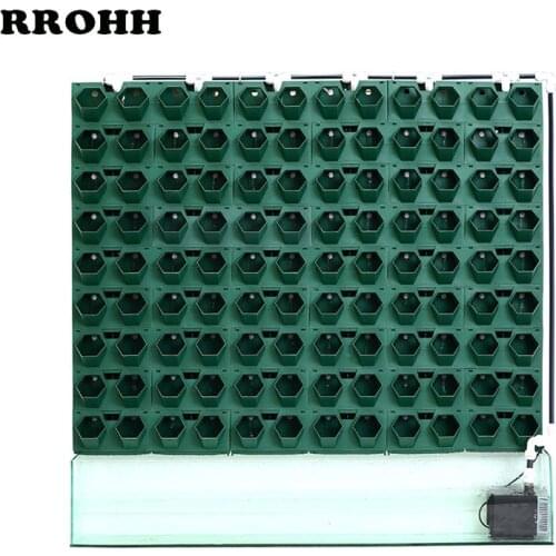 1Pcs Modular Type Stackable Plant Wall Flower Pot Vertical Wall Hanging Green Succulents Flower Pot Bonsai Garden Decorative