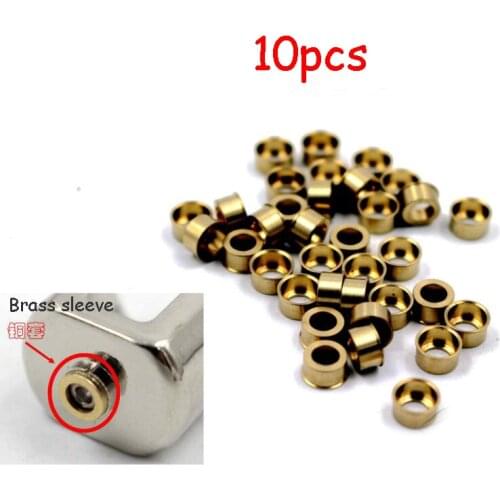 10Pcs Mini 4WD Upgrade Motor Parts Motor Case Brass Sleeve High Precision Bearing Sleeve for Tamiya Mini 4WD Car Models