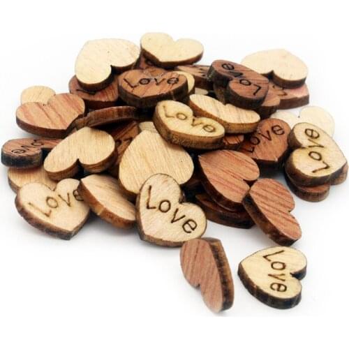 100pieces/lot DIY decoration Lovely wooden confetti mini heart ,butterfly, footprint wood craft wedding home party decor supplie