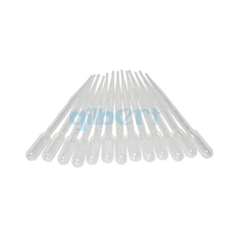100PCS 1-10ml Graduated Disposable Plastic Pipette Transfer Dropper Labware
