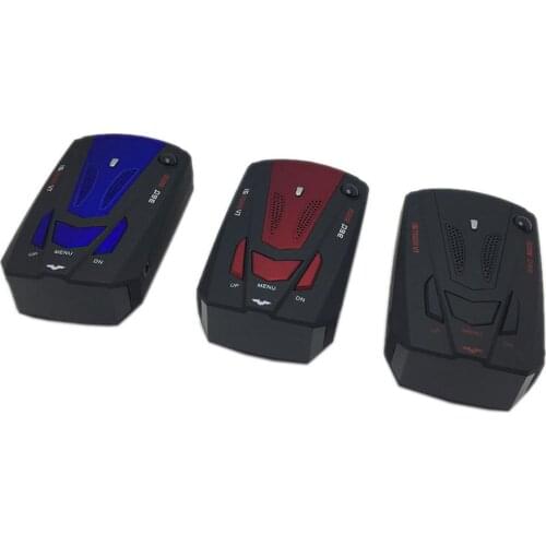 Auto Car Anti Radar Detector for Vehicle V7 Speed Voice Alert Warning 16 Band LED Display Detector English/Russian