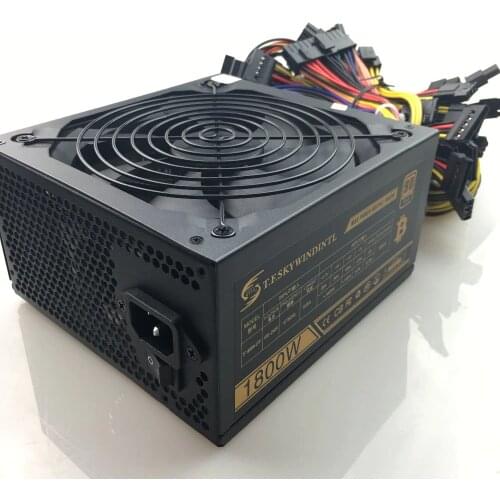 1800W Power Supply 1800w pc power supply ATX Miner Power PSU ATX Mining Machine 6 Pieces Graphics Card GPU Miner Antminer PSU