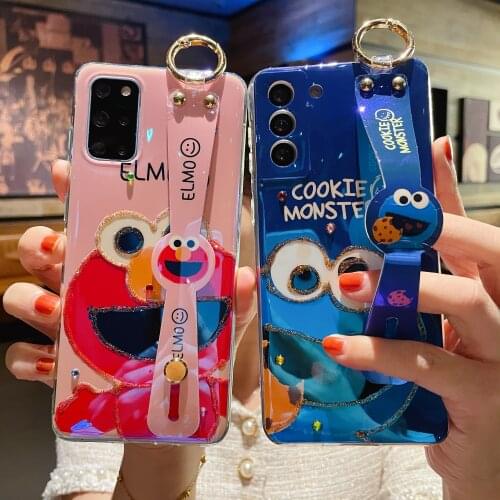 Blu-ray cartoon phone case for Samsung s20plus s10 mobile Galaxy s21 transparent soft shell note20ultra protective case