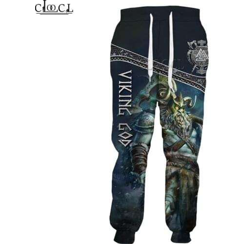 HX Newest Popular Viking Tattoo 3D Print Fashion Casual Trousers Men Women Sweatpants Streetwear Harajuku Pant Drop Shipping