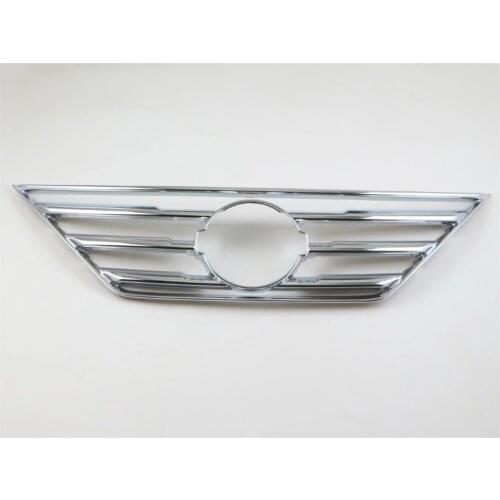 For Nissan Teana 2016 ABS Car Styling Front Engine Bumper Grill Upper Center Grille Cover trim Accessories