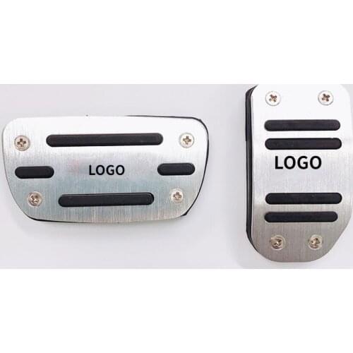 For TOYOTA Vios 2014 2015 2016 AT Car Accelerator Pedal Brake Pedals Non Slip Cover Case Pads Trim Accessories