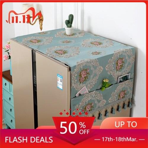 European Refrigerator Cover Cloth Double-Door Double Door Single Door Refrigerator Washing Machine Cover Cover Towel