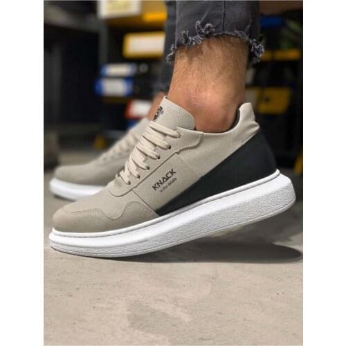 High Sole Casual Sheepskin Shoes 040 Mens Shoes Colors Size Trainer Spring Polo Prada Stylish Fashion Sneaker