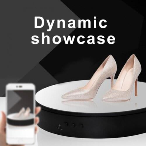 Hot Sales Display Stand Auto-Rotation 360 Degree ABS Rechargeable Photography Stand for Product Display