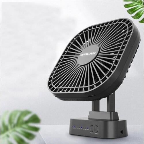 Magnetic USB Fan 5000mAh Portable Office Desk Fan USB charging with 3 Speed Timing Function For Kitchen