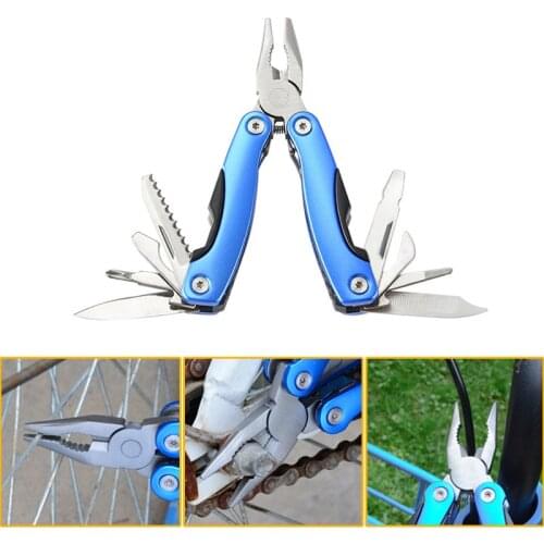 Multifunction EDC Stainless Steel Multi-tool Pocket Knife Pliers Folding Pliers Mini Portable Folding Pliers