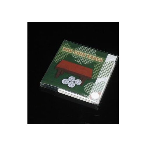 The Coin Table (Gimmick And DVD) Coin Magic,Card Magic Tricks,Close Up Magic,Illusions,Accessories