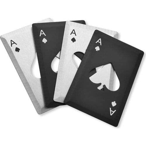 New Creative Multifunction Multipurpose Pocket Tool Multi Opener Card Beer Kit Spade Poker Gear Bottle Gadget Multitool Wallet