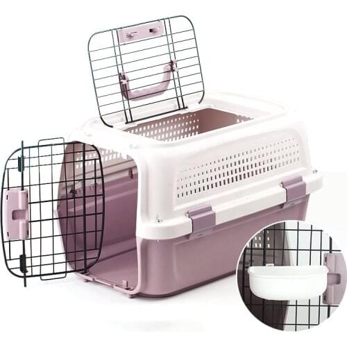 Cages Kennel Display Carriers Houses Animal Portable Dog Large Cat Wholesale For Plastic Store Shop Dogs Pet Cage