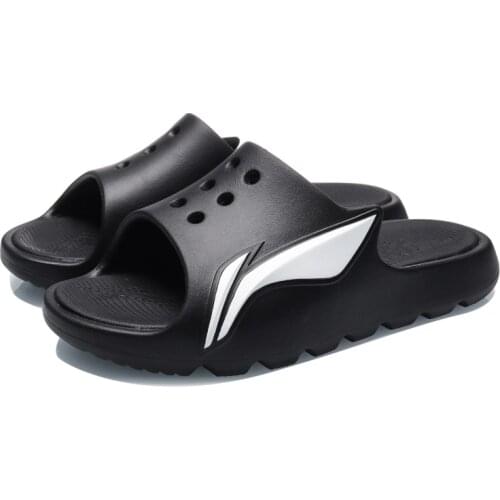 LINING LNBB Slide CBA SLIPPER Stylish Slippers Breathable LiNing Sports Shoes Light Sandals Velcro Outdoor Beach Sandals ABTR005
