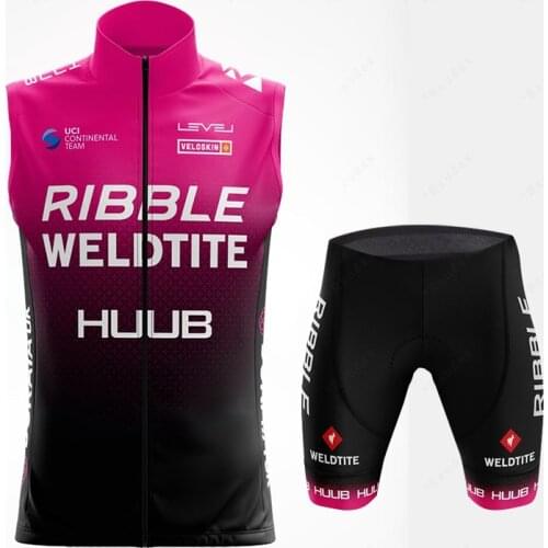 HUUB Purple Team Cycling Jersey Ribble Weldtite Bicycle Set Road Bike Shirt Suit MTB Maillot Ropa Ciclismo Cycling 2021Clothing