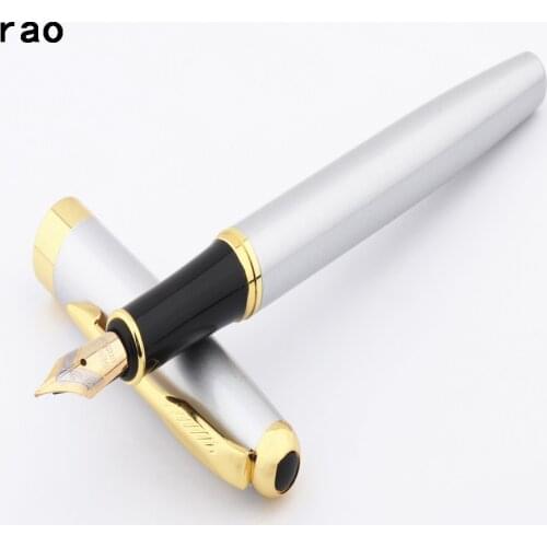 Luxury high quality 399 Silver Classic student school office Medium Nib Fountain Pen New