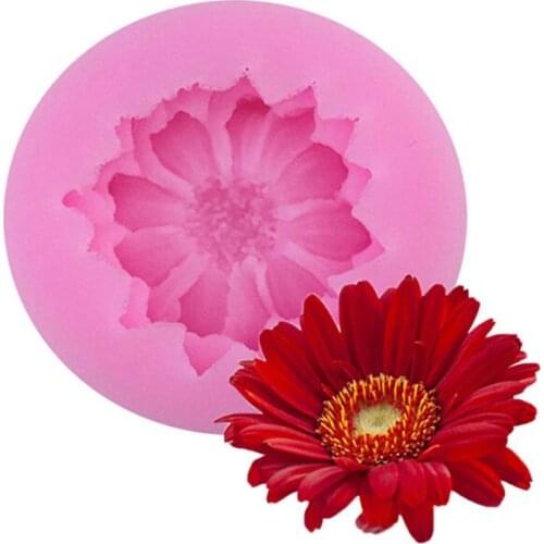Beautiful Daisy Flower Shape Silicone Cake Mold Bakeware Mold For Cupcake Chocolate Soap 3D Fondant Cake Decoration Tools