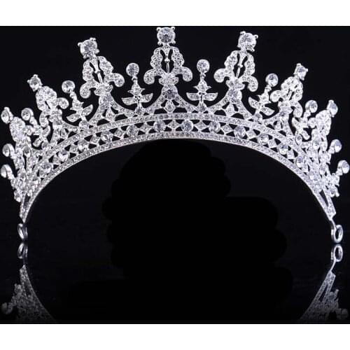Bridal Wedding Temperamental Headpieces Lady Luxury Shining Rhinestone Headband Women Vintage Style Delicate Tiaras Hair Jewelry