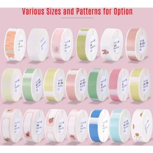 D11 Thermal Printing Label Paper Price Name Labels Waterproof Tear Resistant 12*40mm 160pcs/roll for Home Book File Supermarket