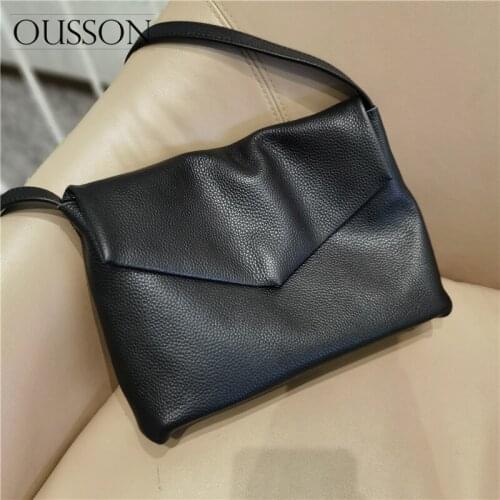 OUSSON 2021 New Design Leather Large Capacity Crossbody Bag Fashion Single Shoulder Bag Multifunctional Envelope Bag For Women