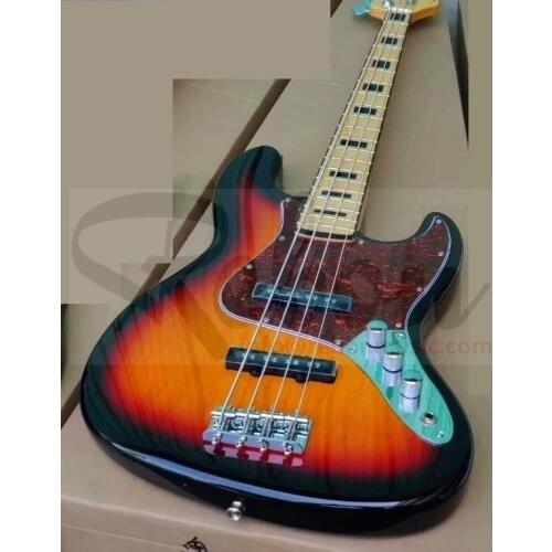 Weifang Rebon 4 string JB Alder Electric Bass Guitar in 3TS sunburst colour