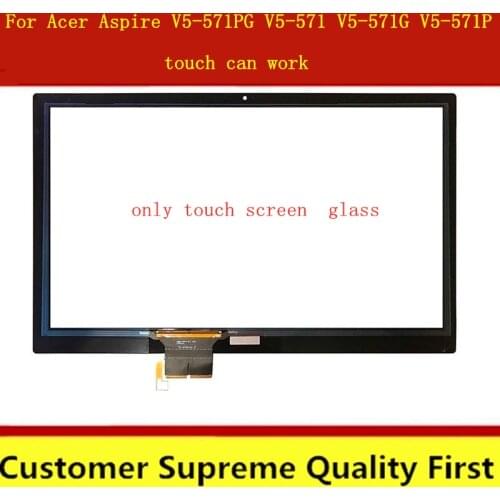 Replacement Touch Screen Digitizer Glass For Acer V5-571 V5-571P V5 571 V5 571P V5-531 V5 531