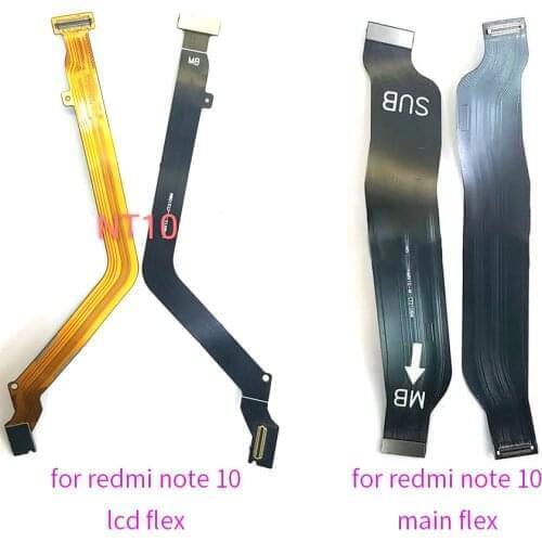 10PCS For Xiaomi Redmi Note 10 Pro Lite Main Board Mainboard Motherboard Connect LCD Ribbon Flex Cable
