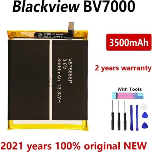 100% Original 3500mAh BV 7000 Replacement battery For Blackview BV7000 / BV7000 Pro V575868P Batteries Bateria With Gift Tools