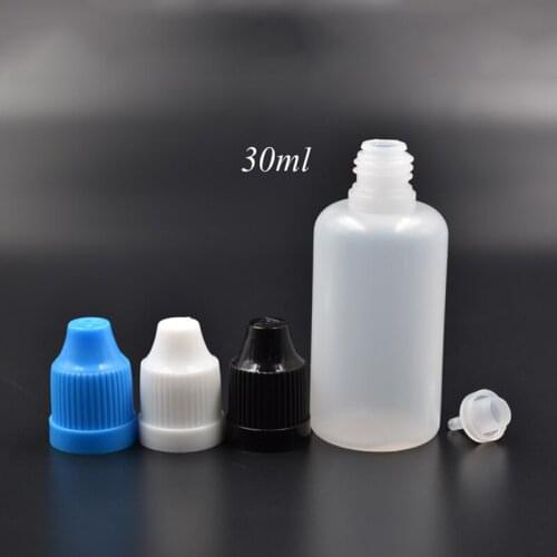150pcs 20ml 30ml 50ml PE Plastic Dropper Bottle With Childproof Cap for E liquid Eye Dropper E Juice Liquid Bottles YZHDC