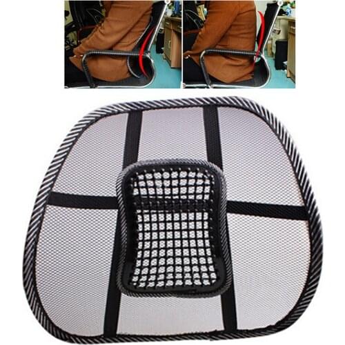 2019 Hot Sale Mesh Chair Massage Cushion Back Pad Relief Lumbar Office Home Cushion Seat Chair Lumbar Back Support Massage