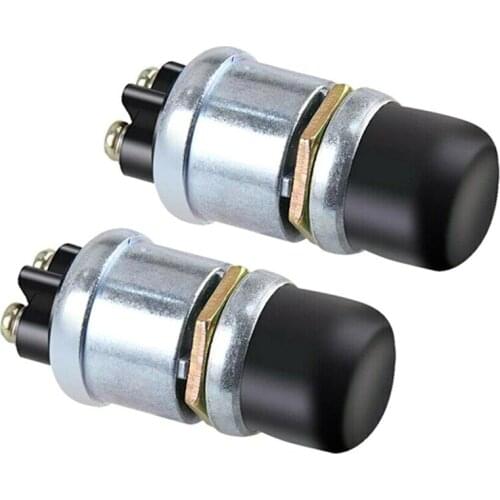 50A 12V Waterproof Car Boat Track Switch Push Button Horn Engine Start Starter Heavy Duty Momentary Start Switch