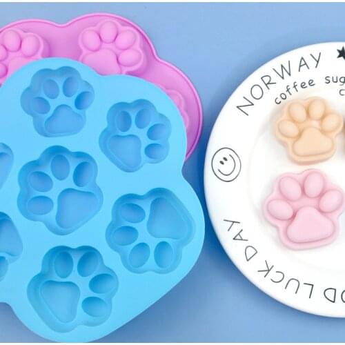 7 Even Size Cat Claw Silicone Cake Mold DIY Dessert Mold XG1014
