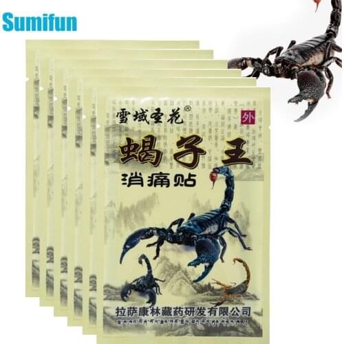 88pcs/11bags Scorpion Venom Plaster For Arthritis Joint Pain Relieving Patch Back Shoulder Knee Ache Medical Sticker Health Care