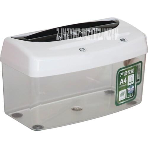 9935 4L Mini Manual Del A4 Desktop Shredder Cutting Attachment For Card and Credit Card and CD Sheet 1/Shred Shredding 3 *23MM