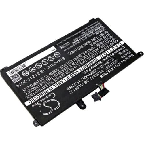 Cameron Sino 2050mAh battery for LENOVO T570 ThinkPad T570 20H9003ACD 20H9003BCD 20H9A001CD 00UR892 SB10L84122