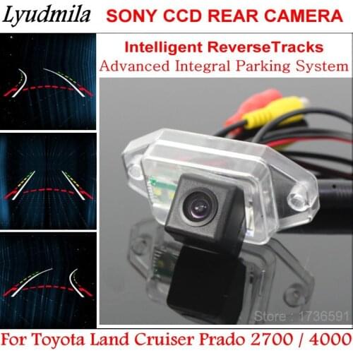 Lyudmila Car Tracks FOR Toyota Land Cruiser Prado 2700 / 4000 HD Reversing Parking Camera / Dynamic Tragectory Rear View Camera