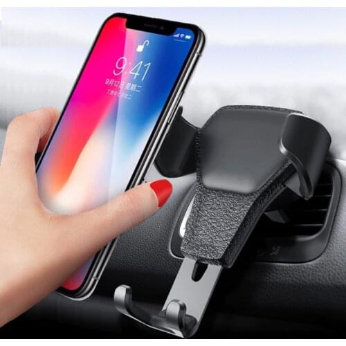 Car Phone Hold For iPhone XS XR X 8 7 iPhone 6/7/8 plus car holder Air outlet car phone holder support telephone voiture Support