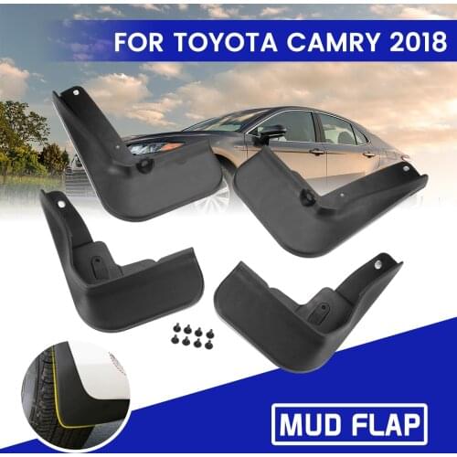 1 Set Car Fender Flares Mud Flaps Mudguards Mudflaps Splash Guards Accessories For Toyota Camry 2018