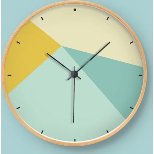 Modern Design Digital Wall Clock Nordic Silent Creative Minimalist Wall Clock Wood Simple Living Room Wandklok Home Decor AD50WC