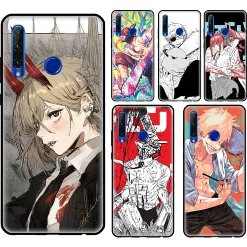 Chainsaw Man Horror Anime Case For Huawei Honor 10i 8 9 10 10X Lite 8A 7C 7S 8S 9S 7X 8X 9X 20 4C 6C 7A Pro Cover