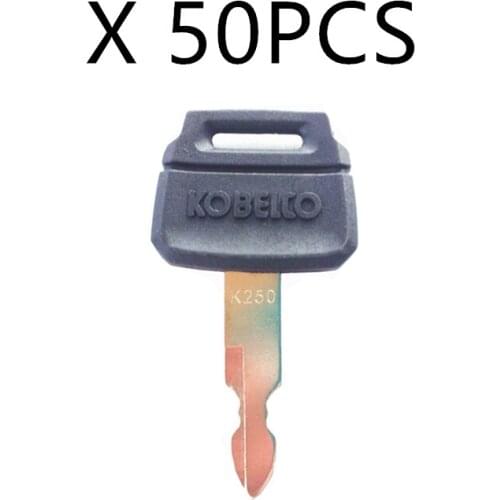 For Kobelco K250 (Set of 50) Excavator Keys New Holland Kawasaki Wheel Loader Case Free Shipping