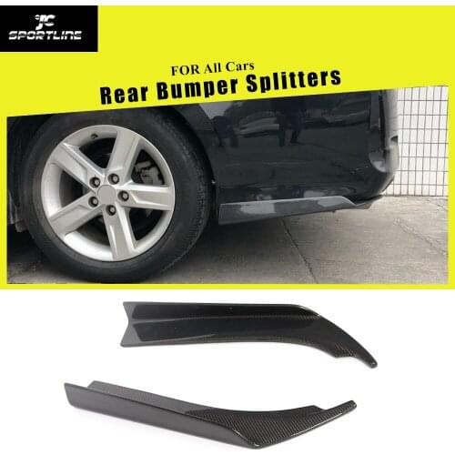 Carbon Fiber Rear Bumper Diffuser Splitters Apron for BMW 3 4 5 6 Series E90 E92 E93 F30 F32 F33 F10 F06 F12 for Subaru Toyota