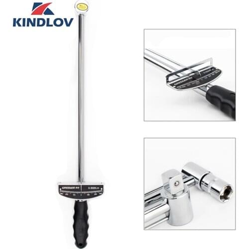 KINDLOV Torque Wrench CR-V 9-45mm Universal Spanner Adjustable Socket Allen Key Set Multi-Function Torquimetro Repair Hand Tools