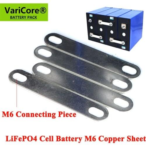 M6 connection copper plate for DIY 3.2V 280Ah 310Ah LiFePO4 Battery Cell connection plate